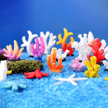 Mini Artificială Coral Drăguț Pești Ornamentali Cadouri Decor Acvariu Multicolor Rășină De Moda Diy Arta De Artizanat Rezervor De Pește Decor