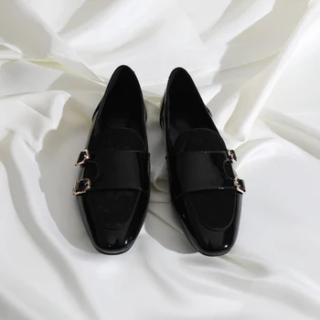 Moda Originale De Versatil Singur Pantofi Pantofi Casual Cu Toc Mic Simplu Casual, Stil Britanic Femei Singure Pantofi Plat