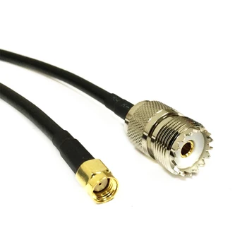 Modem de Cablu Coaxial conector RP-SMA Male Plug Switch UHF Feminin Conector Jack Cablu RG58 Coadă 50cm 20