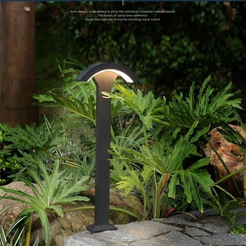 Modern Și Minimalist în aer liber cu LED-uri Impermeabil Gazon Lampă în Formă de Evantai Gazon Lampa Vila Curte cu Grădină Peisaj de Iluminat Lampa de