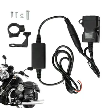 Motocicleta Incarcator USB Încărcător de Telefon Mobil Motocicleta Adaptor USB de Protecție Și Economisire a Energiei Motocicleta Dual USB Încărcător Pentru