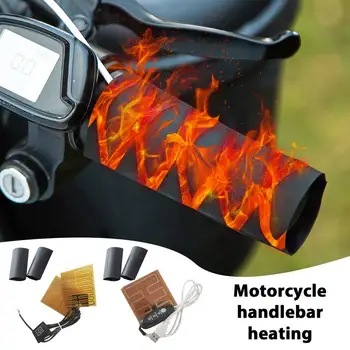 Motocicleta Încălzire Mâner Confortabil Electric Mânere Încălzite Fierbinte Mâner De Mână Mai Cald Rezistent La Apă Fierbinte Mâner De Prindere Bara Tampoane