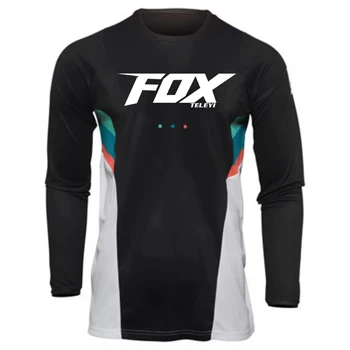 Motocross Munte Motocicleta Enduro Îmbrăcăminte de Biciclete Moto Vale T-shirt pentru Bărbați Ciclism Jersey MTB Tricouri BMX FOX TELEYI