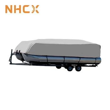 NHCX se Potrivește Lungime 17' 18' 19' Impermeabil Gri UV protector Universal Trailerable Barcă Gonflabilă Ponton Barca Acoperi