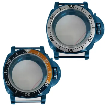 NOI Galvanizare Albastru Watch 42mm NH35 316L carcasa din Otel Inoxidabil Curea Set Accesorii Ceas pentru NH35/NH36/4R/7S Circulație