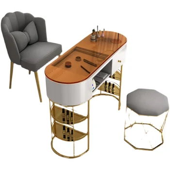 Nordic uri on-line celebritate manichiura masă și scaun set de lux manichiura Japoneza tabelul de lux vânt speciale.