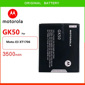 Nou Original Motorola 3000mAh GK50 Acumulator Pentru Motorola Moto-E3 XT1706 GK50 E3 Putere XT1706 Telefon Mobil Cu Număr de Urmărire