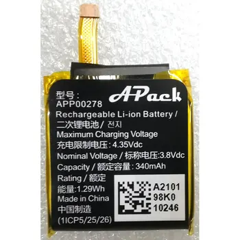 Nou, Original, un pachet APP00278 Înlocuire Baterie de Ceas Inteligent 3.8 V 340mAh 1ICP5/25/26