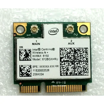 Nou pentru Intel Advanced-N WiMAX 6150 612BNX HMW Jumătate Mini PCI-E placa wlan pentru IBM Lenovo X201 T410 T410s T510 G550 G560 Y470
