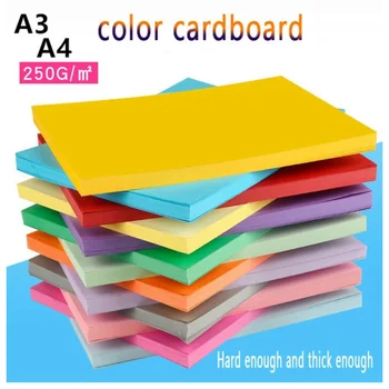 Nou Stil Îngroșat Mucegai pentru Copii Card de Hârtie 250G Culoare Carton Log Zbaturi Hârtie de Desen