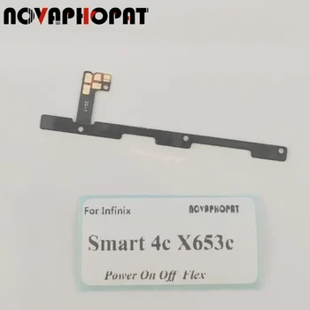 Novaphopat Pentru infinix Smart 4 X653 / 4C X653c Putere Pe Volum Sus în Jos Panglică Butonul de Alimentare Cablu Flex