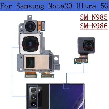 Original Principale din Spate, Camera din Spate Pentru Samsung Galaxy Note20 Nota 20, Ultra 5G N986U N986N N986B N985F Top Cameră Frontală de Cablu Flex