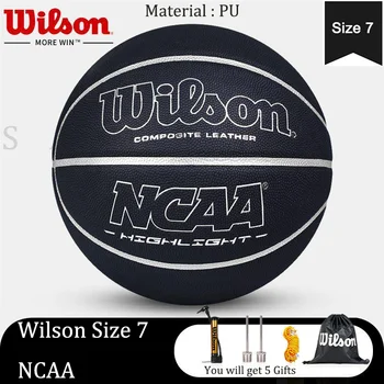 Original Wilson minge de Baschet Marimea 7 PU si Piele de Înaltă Calitate Standard Minge de Baschet de Exterior sau de Interior de Formare pentru NBA Sport