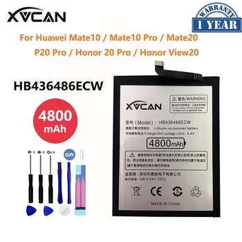 Original XVCAN HB436486ECW 4800mAh Acumulator Pentru Huawei Mate 10 20 Mate10 P20 Onoare Vizualiza 20 V20 Pro Înlocuire Baterii