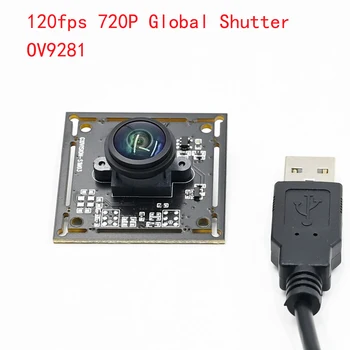 OV9281 120fps Global Shutter USB Modul Camera 1MP Monocrom Webcam 720p 1280x720 Fisheye de Captare de Mișcare de Supraveghere