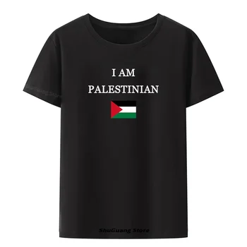 Palestina T Shirt Sunt Palestiniene Imprimate T-shirt, Blaturi de Epocă, Scrisori Stil Pavilion Național Grafic Tricouri Unisex din Bumbac Tee
