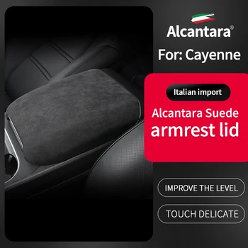pentru Alcantara18-22 Porsche Cayenne cotiera capacul cutiei de căprioară central cotiera cutie cu capac de protecție modificări interioare