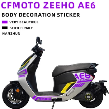 Pentru CFMOTO ZEEHO AE6 AE6+ AE6S AE6 S+Partea de Motociclete Decal Autocolant Personalizat Flori Autocolant Decorativ ZEEHO Accesorii