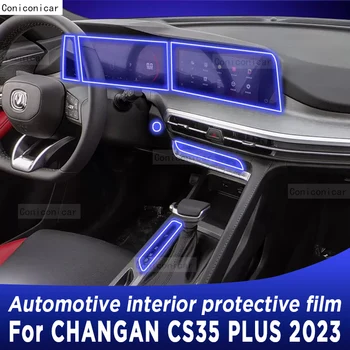 Pentru CHANGAN CS35 Plus 2023 cutie de Viteze Panoul de Navigare tabloul de Bord Interior Auto de Protecție de Film TPU Transparent Anti-Scratch