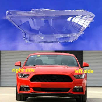 Pentru Ford Mustang 2014 2015 2016 2017 Faruri Cu Lentile Cu Acoperire Far Coajă De Sticlă Transparentă Lampa De Locuințe Abajur Lumini Masca