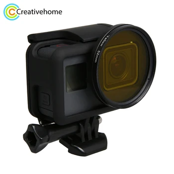 Pentru GoPro HERO5 Profesionale 52mm Filtru CPL Capac Obiectiv Filtru UV Star 8 Capac Obiectiv pentru Go Pro Hero 5 Camera de Acțiune Accesorii