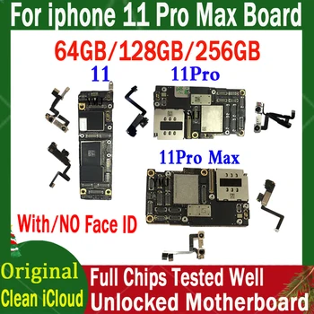 Pentru iPhone 11/11pro/11pro max Placa de baza Nu ID-ul de Cont de Logica Bord Suport Actualizare de Sistem,Cu/Fără FaceID Testat treabă Bună Placă
