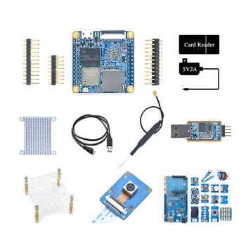Pentru Nanopi NEO Aer Dezvoltare Bord +Bord de Expansiune+Senzor Kit 512MB+8GB EMMC, Wifi+BT Rula Ubuntucore Kit Piese Plug SUA