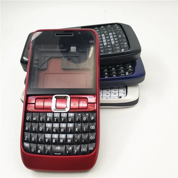 Pentru Nokia E63 Complet Complet Carcasa Telefon Mobil Caz Acoperire+Tastatura Engleză