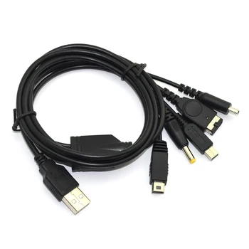 Pentru PSP, Wii U GamePad încărcător cablu pentru GBA SPNDSL 3DS cinci-in-one USB de încărcare cablu de linie