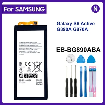 Pentru SAMSUNG EB-BG890ABA Înlocuire 3500mAh Baterie Pentru Samsung Galaxy S6 Active G890A G870A Baterii de telefon Mobil+Instrumente