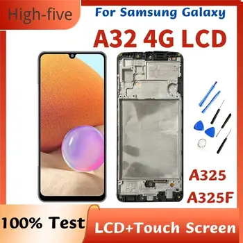 Pentru Samsung Galaxy A32 4G LCD Pentru Samsung A325 A325F SM-A325F/DS LCD Display Rama Touch Digitizer Ecran A325 LCD de Înaltă calitate