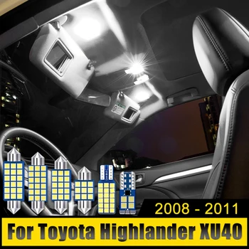 Pentru Toyota Highlander XU40 Kluger 2008 2009 2010 2011 5PCS 12V LED-uri Auto Becuri de Interior Dome Harta Lămpi Lumini de Lectură Accesorii