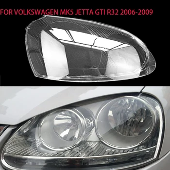 pentru Volkswagen Jetta MK5 GTI 06-09 Faruri abajur Faruri coajă de protecție a Lentilei caz Clar capac de sticlă Înlocui shell
