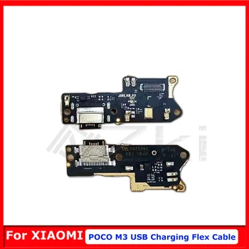 Pentru XIAOMI POCO M3 USB Port de Încărcare Conector Dock Microfon Bord Flex Cablu, Încărcător de Coada Plug Placa Modulului de Piese