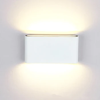 Perete de Lumină Led-uri Impermeabil în aer liber Lampa de Perete IP65 Aluminiu 6W/12W LED Lumina de Perete de Interior Decorat Tranșee de Perete