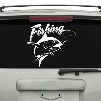 Pescuit Logo-Ul Hobby Vânătoare Tijă De Pescuit Aborda În Aer Liber Masina Sport Barca Decor Decalcomanii Autocolant Fereastra Tapet, Picturi Murale Z517