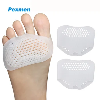 Pexmen 2/4/10buc Gel Metatarsian Tampoane Mingea de Picior Perne pentru Femei și Bărbați Silicon Moale Pad Durere de Relief picior din Față Pad