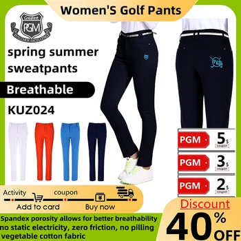 PGM Golf Doamnelor Haine de Primavara-Vara de Îmbrăcăminte Subțire Pinball Pantaloni de Golf Doamnelor Haine Respirabil Piele-Friendly Confortabil