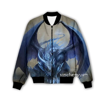 Phechion Nouă Bărbați/Femei Dragon Arta 3D Imprimate Sacou Moda Streetwear Libertate Sportive Jachetă & Haină M38