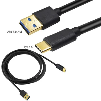 Placat cu aur, USB 3.0 Super-Viteza de 5Gbps Tip a Male la USB 3.1 Tip C de sex Masculin Cablu Cablu de 0,5 m/1m/1.8 m cablu
