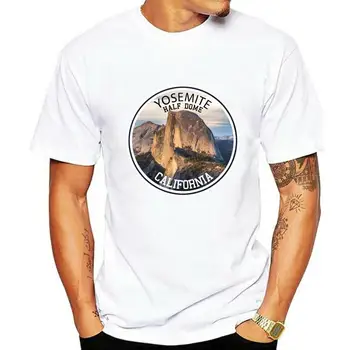Plaja om tee shirt de imprimare de moda teuri Moda Barbati tricou Yosemite Half Dome Tricou de Bumbac de sex masculin rece maneci scurte topuri de vara