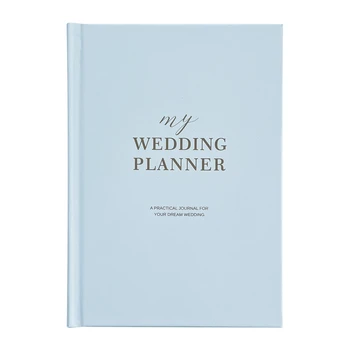 Planificator De Nunta Carte Și Organizator Complet De Mireasa De Planificare Jurnalul Pentru Cupluri Angajate A5 Notebook Hardcover