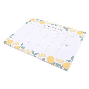 Planificator săptămânal Mini Tampoane Nota Tear-off Planificare Notepad Birou de Masă de Hârtie Pentru a Face Lista de Calendar