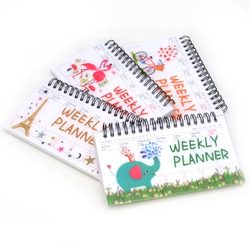 Planificator Săptămânal Notebook Planificator Agenda 2021 Drăguț Jurnalul De Papetărie Cuadernos Y Libretas Libreta Flamingo Paris Pix Penna