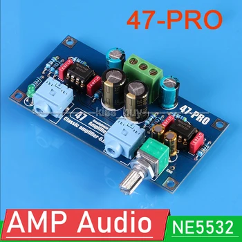 Portabil 47 AMPLIFICATORUL pentru Căști Audio amplificator de putere de Bord NE5532 OP Kituri