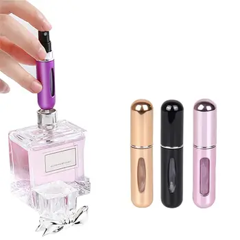 Portabil Mini Reîncărcabile, Parfum Pulverizator Sticla de Spray, Parfum Pompa de Caz pentru a Călători 4 Buc Pachet de 5ml