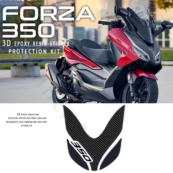 Potrivit pentru Honda Forza 350 NSS 350 de Motociclete Accesorii Aripa Fata Protector 3D Rășină Epoxidică Autocolant 2021 2022 2023