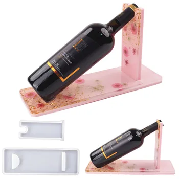 Rack de vin Vin Tava Placă de Cristal rășină Epoxidică mucegai Mucegai Silicon Manual DIY Decorare de Arta Consumabile