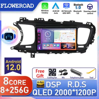 Radio auto Carplay, Android Auto Pentru KIA Optima K5 2013 - 2015 Navi GPS Multimedia Player Stereo QLED Monitor HU Nr. 2 Din DVD 2din