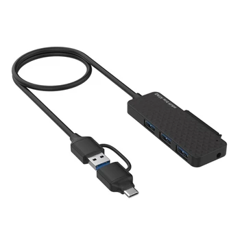 Rapid USB TypeC la Greu Adaptor Cablu de 5Gbps Eficient de Transfer de Date pentru Extern 2.5